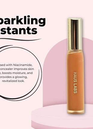 Haus Labs Triclone Skin Tech Hydrating + De-puffing Concealer with Fermented Arnica - 40 Medium Deep Golden