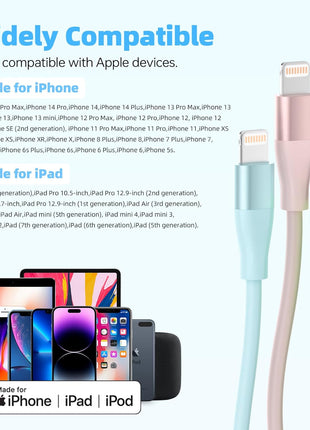 iPhone Charger 3Pack 10 FT Apple MFi Certified Lightning Cable Fast Charging iPhone Charger Cord Compatible with iPhone 14 13 12 11 Pro Max XR XS X 8 7 6 Plus SE iPad and More