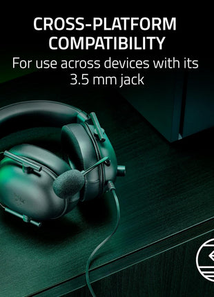 Razer BlackShark V2 X Xbox Gaming Headset: 50mm Drivers - Cardioid Mic - Lightweight - Comfortable, Noise Isolating Earcups - for Xbox Series X, Series S, PS5, PC, Switch via 3.5mm Audio Jack - Black