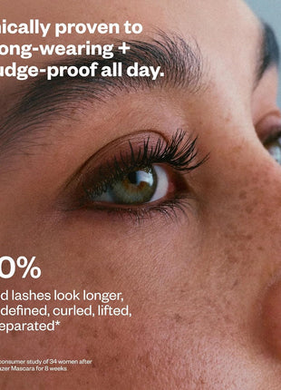Kosas Soulgazer Lengthening + Lifting Peptide Mascara – Smudge-Proof, Clump-Free Mascara + Lash Serum 2-in-1 for Long, Defined Lashes – Curvilinear Molded Brush, Vegan, Sensitive-Eye Safe