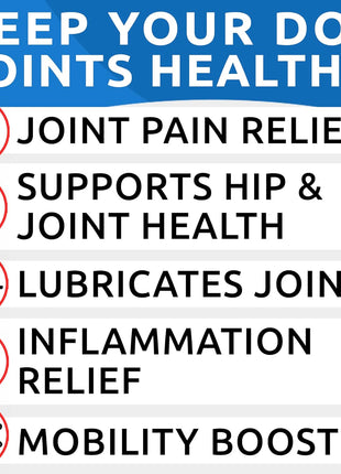 Glucosamine Bacon Flavor + Dog Probiotics Bundle - Joint Pain Relief + Gas, Diarrhea Relief - Chondroitin, MSM, Omega-3 + Digestive Enzymes, Prebiotics - Chewable Fiber - 300 Soft Chews - Made in USA