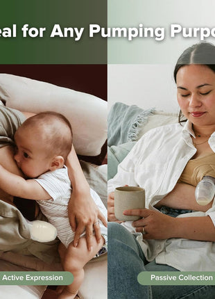 haakaa Manual Breast Pump for Breastfeeding 4oz/100ml | Premium Silicone Made, Portable & Flexible, One-piece Design, Lightweight, On-the-Go, BPA Free, PVC-free, phthalate-free