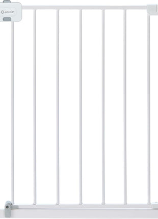 Safety 1st Easy Install Walk Thru Baby Gate for Doorway With Door, Dog Gates, Fits 29"-38", Easy Install 28" Tall, White