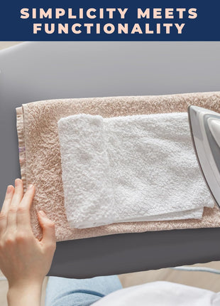Ironing Board Cover and Pad Extra Thick Heavy Duty Padded 4 Layers, Silver Coated Ironing Board Cover, Non Stick Scorch and Stain Resistant Standard Size 15x54 Inches