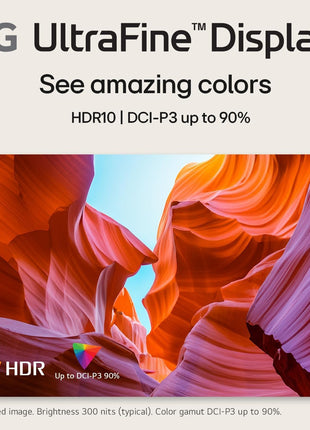 LG 27US500-W Ultrafine Monitor 27-Inch 4K UHD (3840x2160) HDR10 IPS Borderless Design Reader Mode Flicker Safe Switch App HDMI DisplayPort - White