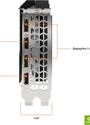 GIGABYTE GeForce RTX 3060 WINDFORCE OC 12G (rev. 2.0) Graphics Card, 2X WINDFORCE Fans, 12GB 192-bit GDDR6, GV-N3060WF2OC-12GD Rev2.0 Video Card