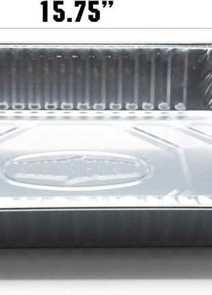 Kingsford Heavy Duty Large Aluminum Pans with Deep Sides, Disposable Foil Pans for Cooking, Baking, Grilling, Roasting, and Chafing Dishes, 15.75 x 11.25 x 2.63 Inches, 4 Count