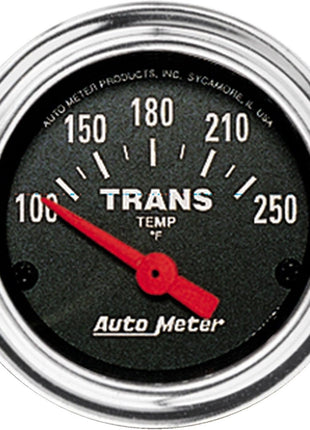Auto Meter 2552 Traditional Chrome Electric Transmission Temperature Gauge