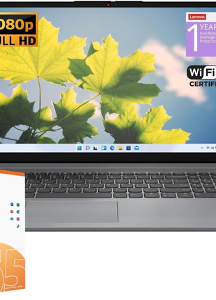 Lenovo IdeaPad 1 Student Laptop, Intel Dual Core Processor, 20GB RAM, 1TB SSD + 128GB eMMC, 15.6 inch FHD Display, 1 Year Office 365, Windows 11 Home, Wi-Fi 6, Webcam, Bluetooth, SD Card Reader, Grey