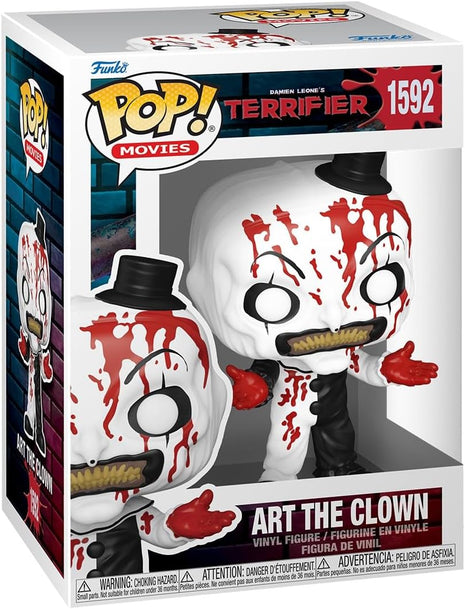 Funko POP! Movies: Terrifier 2 - Art the Clown (Bloody) | Official Horror Merch - Collectable Vinyl Figurine for Shelf Display - Birthday Gift Idea for Fans and Collectors