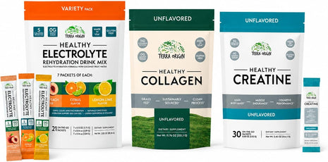 TERRA ORIGIN Creatine, Collagen & Electrolyte Bundle