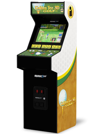 ARCADE1UP Golden Tee 3D Deluxe Arcade Machine, Built for Your Home, Over 5-Foot-Tall Cabinet with 8 Classic Games