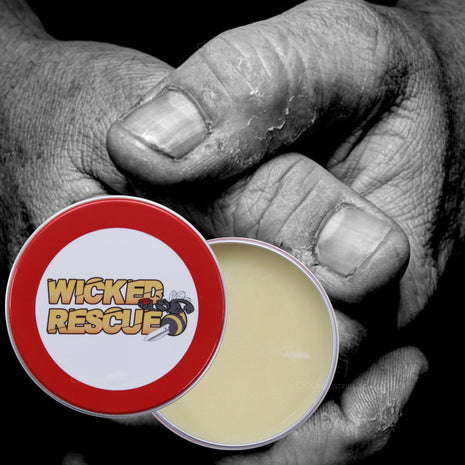 WICKED Rescue - (0.50 Ounce) - Soothes and Protects Dry and Cracked Skin - 100% Food Safe, Organic, and Vegan - U.S.A. Made