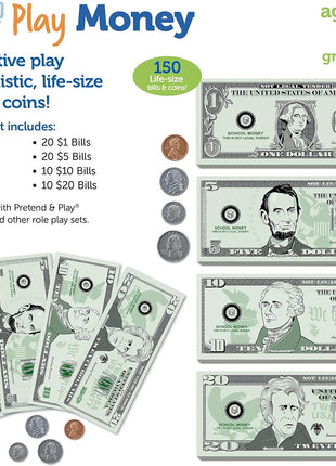 Learning Resources Pretend & Play Money