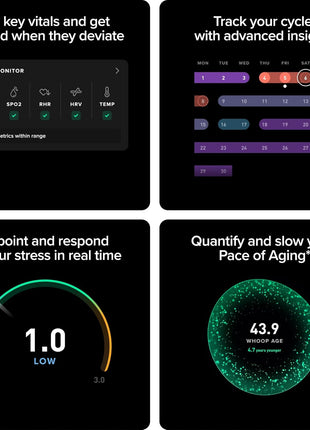 WHOOP One 5.0/MG Activity Tracker - 12 Month Membership - Health and Fitness Wearable – 24/7 Activity and Sleep Tracker, Personalized Coaching, Menstrual Cycle Insights – 14+ Days Battery Life