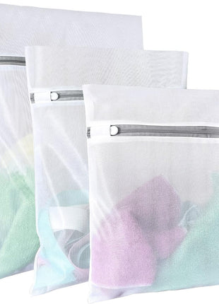 Lingerie Bags for Washing Delicates,Small Fine Mesh Laundry Bags,3Pcs(1 Large,1 Medium,1 Small)