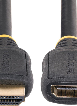 StarTech.com 18in (0.5m) HDMI 2.0 Extension Cable, High Speed HDMI Port Saver Cable, 4K 60Hz, HDMI Extension Cord, M/F