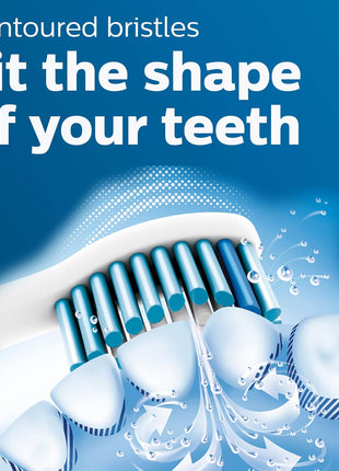 Philips Sonicare Genuine Sensitive Replacement Toothbrush Heads for Sensitive Teeth, 3 Brush Heads, White, HX6053/64