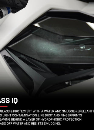 Dr. Beasley's Glass IQ - Cleans & Protects Auto Glass Outside & Inside, Smudge and Water Resistant, Compatible with LCD, Touch Screen, Phone, Console