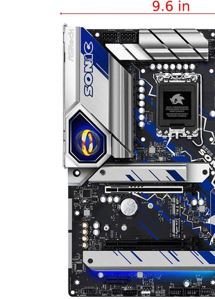 ASRock Z790 PG Sonic LGA1700 Motherboard, Intel 14th/13th/12th Gen Support, DDR5 7200+ OC, PCIe 5.0, Killer 2.5G LAN, Sonic Themed Design, 14+1+1 Power Phase