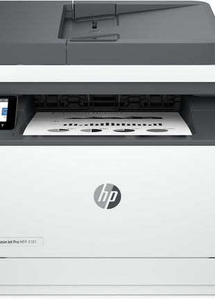 HP LaserJet Pro MFP 3101fdw Wireless Black & White All-in-One Laser Printer, Scanner, Copier, Fax, Best-for-Office (3G628F)
