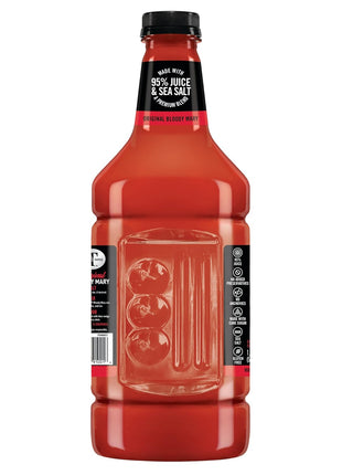 Mr & Mrs T Original Bloody Mary Mix, 1.75 L bottle (Pack of 6), Tomato Juice Blend Cocktail Mixer, Premium Ingredients, Perfect for Bloody Mary and Mocktail Drinks
