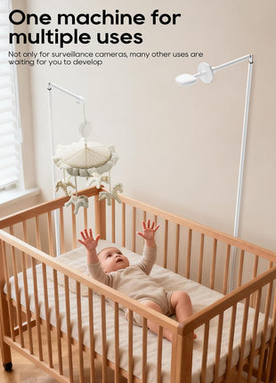 Floor Stand Suitable for Nanit Baby Monitor, Holder Mount with Adjustable Height and Stable Base (Camera not Included)