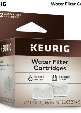 Keurig Water Filter Refill Cartridges, Replacement Water Filter Cartridges, Compatible with 2.0 K-Cup Pod Coffee Makers, 2 Count