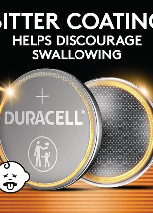 Duracell 2032 Lithium Battery, 4 Count, AirTag & Key Fob, CR2032 3V Cell