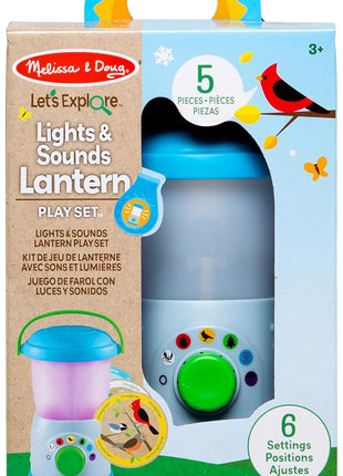 Melissa & Doug Let's Explore Light & Sound Camping Lantern Play Set