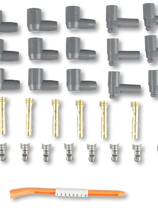 MSD 31199 Super Conductor Spark Plug Wire Set, 8 Cyl Multi-Angle Plug, Socket/HEI
