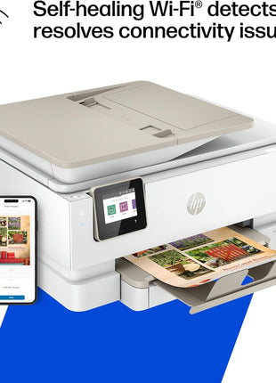 HP Envy Inspire 7955e Wireless Color Inkjet Printer, Print, scan, copy, Easy setup, Mobile printing, Best-for-home, 3 month Instant Ink trial included, AI-enabled (1W2Y8A)