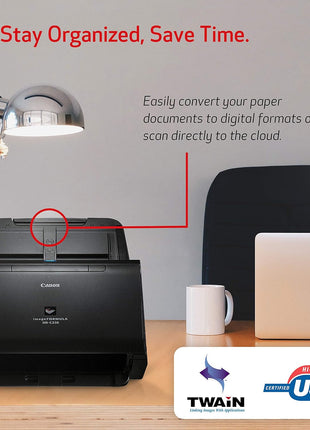 Canon imageFORMULA DR-C230 Office Document Scanner, 9.1" x 10" x 11.5"