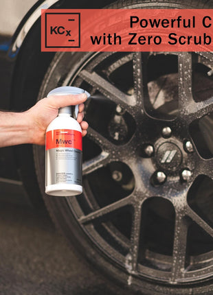 KOCHCHEMIE Magic Wheel Cleaner - Powerful Rim and Rim Well Cleaner; Acid Free, Dissolves Iron Particles Using Visible Red Discoloration, Excellent Adhesion and Viscosity (500 milliliters)