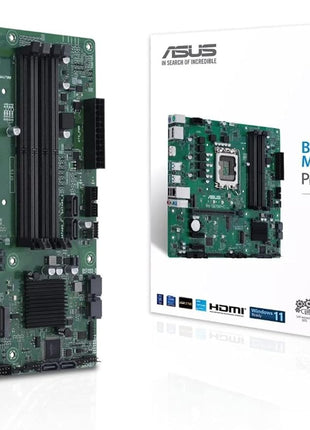 ASUS Pro Q670M-C-CSM LGA 1700(Intel 12th&13th Gen&Intel vPro) mATX Commercial Motherboard(PCIe 4.0,DDR5 4800, 2xNVMe SSD M.2 Slots,4xUSB 3.2 Gen 2 Ports, Front USB 3.2 Gen 1 Type-C)