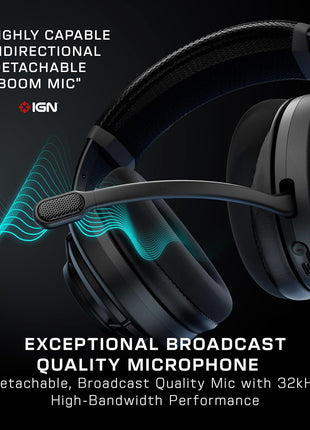 Turtle Beach Atlas Air Wireless Open Back PC Gaming Headset - PC, PS5, PS4, Mobile - 24-bit High-Fidelity Audio, Broadcast Grade Mic, Bluetooth, Floating Earcup, Memory Foam Cushions, 50-Hr Battery