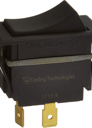 Painless Performance 80400 Rocker Switch, Momentary On, Non-Lighted, Black