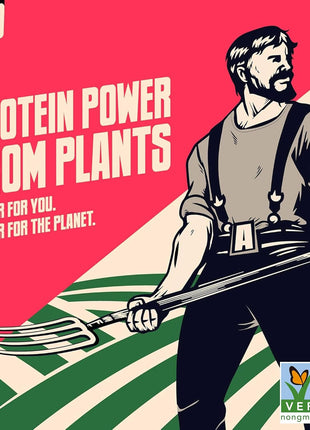 AGRO POWER Vegan Jerky Sticks, 10g Protein per Stick, Savory Original Plant-Based, 7 Stick Bag, Non-GMO, 40% Less Sodium, Zero Cholesterol, Meat Alternative, High Protein Snack for Lunch, On-the Go Fuel