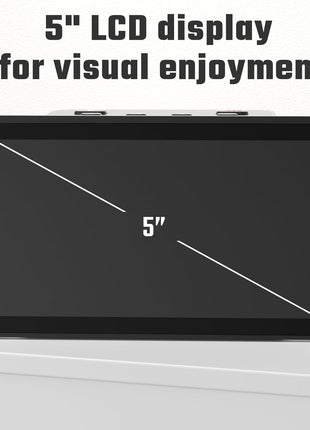 Digital Film & Slide Scanner with 5 Inch LCD Screen, Converts Color & B&W 135/110/126 KPK Negatives & Slides and Super 8 Slides into 22MP JPEG Photos