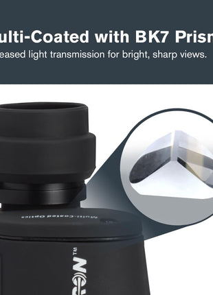 Celestron Cometron 7x50mm Astronomy Binoculars | Wide-Field Astronomy Binocular, Porro Prism, Multi-Coated Optics, Comfortable Handheld, Tripod Adaptable, Carrying Case