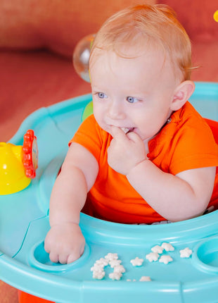 Bright Starts Disney Baby Finding Nemo SuperSeat, Fun Baby Seat for Sitting Up, Playtime, and Meals, Ages 4 Months to 4 Years, Blue