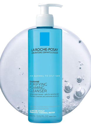 La Roche-Posay Toleriane Purifying Foaming Facial Cleanser, Oil Free Face Wash for Women & Men with Niacinamide + Ceramides, Pore Cleanser Safe For Sensitive Skin, Won?? Dry Out Skin, Soap Free, 400ml