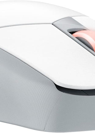 ASUS ROG Strix Impact III Wireless Gaming Mouse, 57 G Lightweight, 36K DPI Sensor, Bluetooth & 2,4GHz RF, ROG SpeedNova, Up to 618hrs Battery Life, Replaceable Switches, ROG Omni Receiver, White