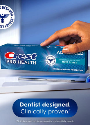 Crest Pro-Health Advanced Antibacterial Protection Toothpaste - Pack of 4, 5 Oz Tubes