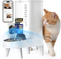 PETKIT Automatic Cat Feeder with Camera, Upgraded Multi-Cat Recognition, 2.4G&5G WiFi Pet Feeder with Freshness Preservation,3L Timed Food Dispenser with Low Food Sensor,Night Vision Motion Capturing