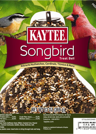 Kaytee Wild Bird Nut & Fruit Seed Treat Bell