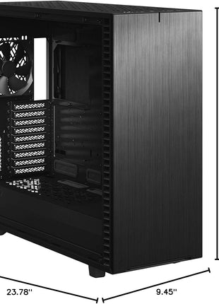 Fractal Design Define 7 XL Black Solid Brushed Aluminum/Steel E-ATX Silent Modular Full Tower Computer Case