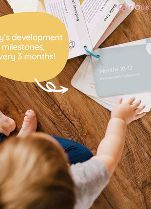 Curious BabyTM Award Winning 40+ Activities for Baby & Me (0-12 Months) | Developmentally-Focused and Stimulating Creative Playtime Ideas for Baby & Me | Includes Black/White High-Contrast Cards