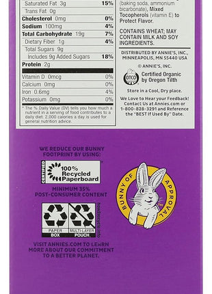 Annie's Organic Chocolate Chip Cookie Bites, 10 Pouches, 10.5 oz