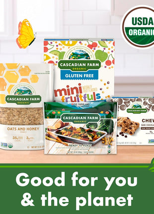 Cascadian Farm Organic Mixed Berry Cereal, No Added Sugar, 12.5 oz